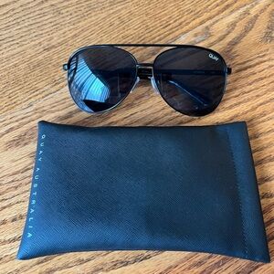 Quay Gradient Aviator Sunglasses